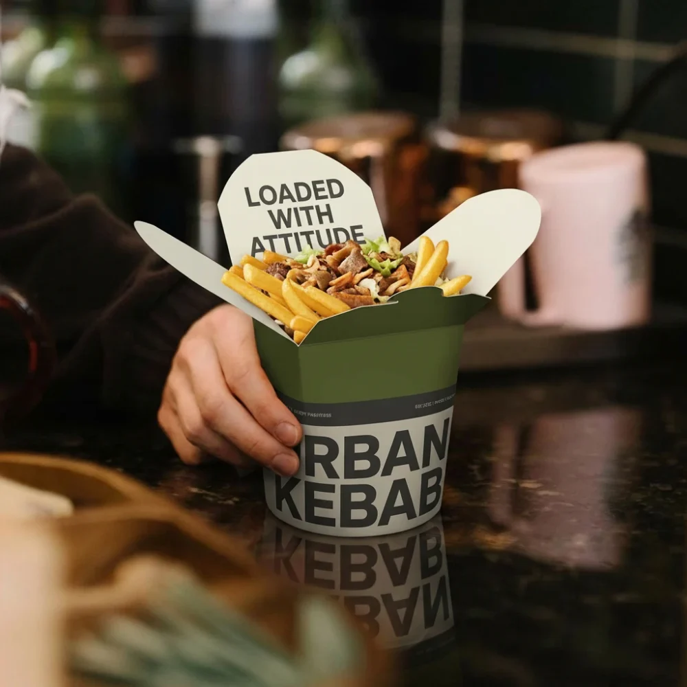 Dönerboxen weiß