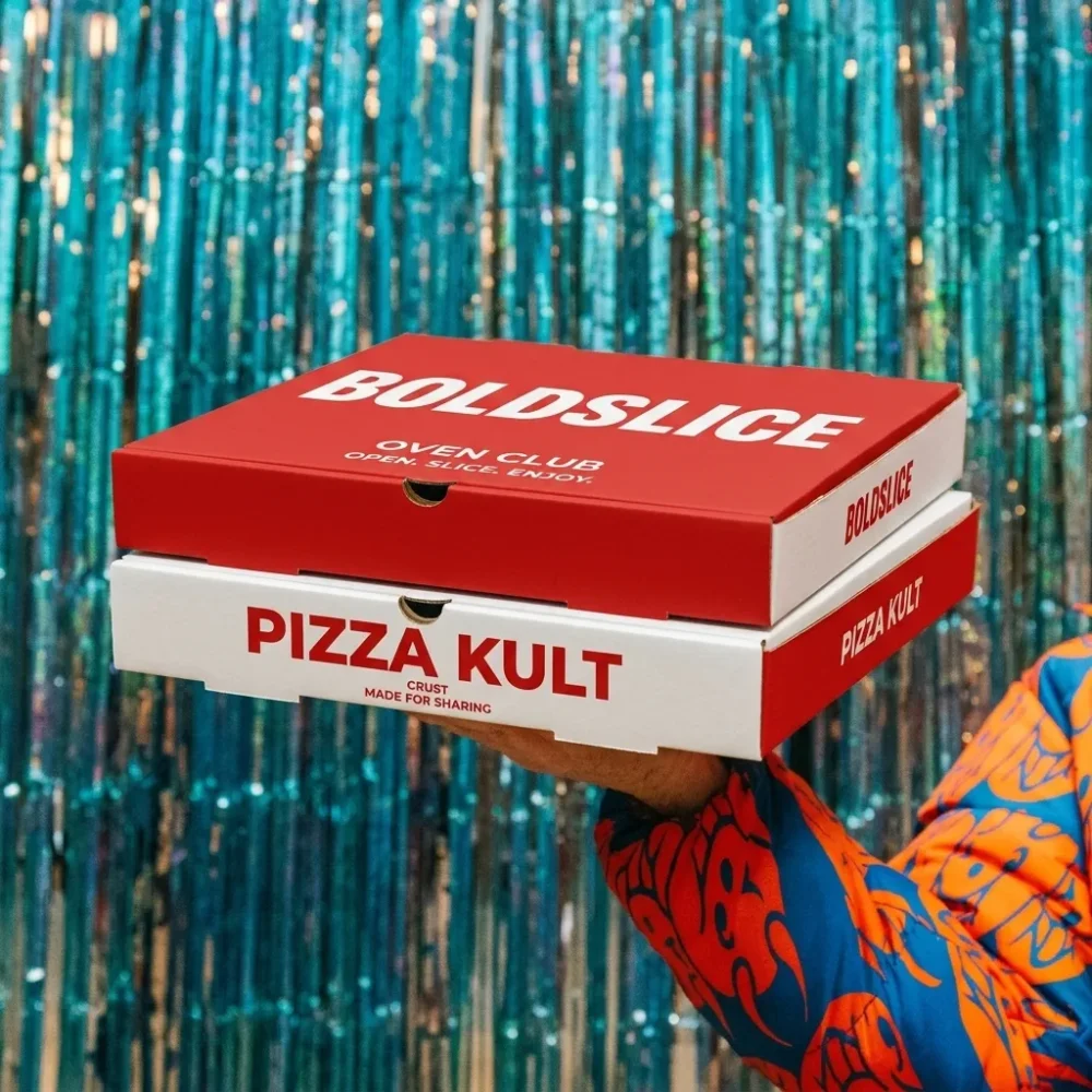 Pizzakartons weiß